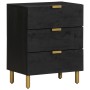 Mesita de noche madera de ingeniería negra 50x33x62 cm de , Mesitas de noche - Ref: Foro24-4017657, Precio: 124,91 €, Descuen...