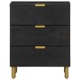 Mesita de noche madera de ingeniería negra 50x33x62 cm de , Mesitas de noche - Ref: Foro24-4017657, Precio: 124,91 €, Descuen...