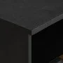 Mesita de noche madera maciza de ingeniería negra 40x33x46 cm de , Mesitas de noche - Ref: Foro24-4017655, Precio: 104,91 €, ...