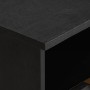 Mesita de noche madera maciza de ingeniería negra 40x33x46 cm de , Mesitas de noche - Ref: Foro24-4017655, Precio: 106,26 €, ...