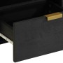 Mesita de noche madera maciza de ingeniería negra 40x33x46 cm de , Mesitas de noche - Ref: Foro24-4017655, Precio: 106,26 €, ...