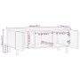 Mesa de centro madera de ingeniería negra 100x54x40 cm von , Couchtisch - Ref: Foro24-4017660, Preis: 136,51 €, Rabatt: %