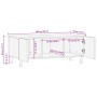 Mesa de centro madera de ingeniería negra 100x54x40 cm de , Mesas de centro - Ref: Foro24-4017660, Precio: 138,24 €, Descuent...