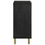 Aparador de madera de ingeniería negro 90x33x75 cm by , CD and DVD storage - Ref: Foro24-4017676, Price: 171,11 €, Discount: %