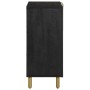 Aparador de madera de ingeniería negro 90x33x75 cm de , Almacenamiento para CD y DVD - Ref: Foro24-4017676, Precio: 174,18 €,...