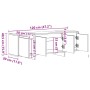 Mueble de TV madera ingeniería madera envejecida 120x30x40,5 cm de , Muebles TV - Ref: Foro24-856786, Precio: 75,12 €, Descue...
