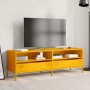 Mueble para TV acero laminado en frío amarillo 135x39x43,5 cm de , Muebles TV - Ref: Foro24-851337, Precio: 135,40 €, Descuen...