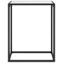 Mesa consola vidrio templado blanco 60x35x75 cm de vidaXL, Mesas auxiliares - Ref: Foro24-322805, Precio: 54,92 €, Descuento: %