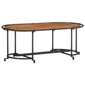 Mesa de centro madera maciza acacia 110x55x40 cm de , Mesas de centro - Ref: Foro24-4013498, Precio: 76,18 €, Descuento: %