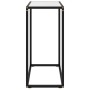 Mesa consola vidrio templado blanco 60x35x75 cm de vidaXL, Mesas auxiliares - Ref: Foro24-322805, Precio: 55,93 €, Descuento: %