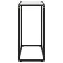 Mesa consola vidrio templado blanco 60x35x75 cm de vidaXL, Mesas auxiliares - Ref: Foro24-322805, Precio: 54,92 €, Descuento: %
