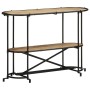 Mesa consola madera maciza de mango rugosa 110x42x76 cm de , Mesas auxiliares - Ref: Foro24-4013500, Precio: 98,12 €, Descuen...