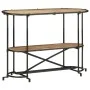 Mesa consola madera maciza de mango rugosa 110x42x76 cm de , Mesas auxiliares - Ref: Foro24-4013500, Precio: 115,81 €, Descue...