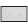 Mesa consola vidrio templado blanco 60x35x75 cm de vidaXL, Mesas auxiliares - Ref: Foro24-322805, Precio: 55,93 €, Descuento: %