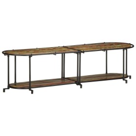 Mueble de TV madera maciza reciclada 160x42x40 cm de , Almacenamiento para CD y DVD - Ref: Foro24-4013493, Precio: 99,99 €, D...