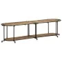 Mueble de TV madera maciza de mango rugosa 160x42x40 cm de , Almacenamiento para CD y DVD - Ref: Foro24-4013491, Precio: 114,...
