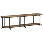 Mueble de TV madera maciza de mango rugosa 160x42x40 cm de , Almacenamiento para CD y DVD - Ref: Foro24-4013491, Precio: 98,5...