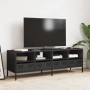 Mueble para TV acero laminado en frío negro 135x39x43,5 cm de , Muebles TV - Ref: Foro24-851328, Precio: 111,72 €, Descuento: %