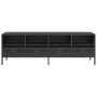 Mueble para TV acero laminado en frío negro 135x39x43,5 cm de , Muebles TV - Ref: Foro24-851328, Precio: 111,72 €, Descuento: %