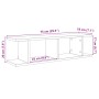 Estantes pared 2 uds madera ingeniería envejecida 75x18x20 cm de , Estantes y estanterías - Ref: Foro24-856598, Precio: 32,67...