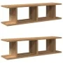 Estantes pared 2uds madera ingeniería roble artisian 90x18x20cm de , Estantes y estanterías - Ref: Foro24-856601, Precio: 37,...