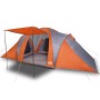 Tienda familiar con cúpula impermeable 6 personas gris naranja de , Tiendas de campaña - Ref: Foro24-4009388, Precio: 259,59 ...