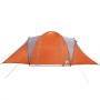 Tienda familiar con cúpula impermeable 6 personas gris naranja de , Tiendas de campaña - Ref: Foro24-4009388, Precio: 259,59 ...