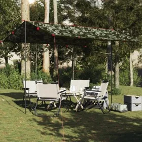Lona de camping impermeable camuflaje 366x306 cm de , Tiendas de campaña - Ref: Foro24-4009596, Precio: 43,16 €, Descuento: %