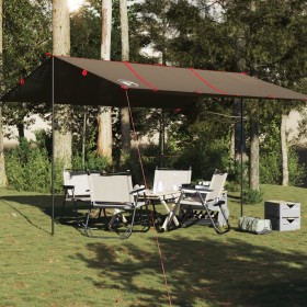Lona de camping impermeable marrón 451x420 cm de , Tiendas de campaña - Ref: Foro24-4009604, Precio: 49,20 €, Descuento: %