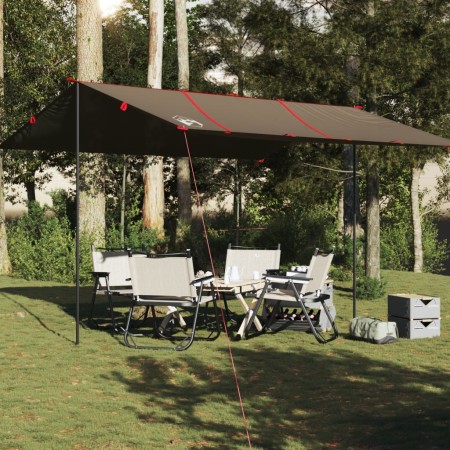 Lona de camping impermeable marrón 451x420 cm de , Tiendas de campaña - Ref: Foro24-4009604, Precio: 49,20 €, Descuento: %