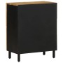 Aparador de madera maciza de mango rugosa 60x33,5x75 cm de , Almacenamiento para CD y DVD - Ref: Foro24-4018654, Precio: 123,...