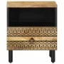 Mesitas de noche 2 uds madera mango rugosa negro 40x33x46 cm de , Mesitas de noche - Ref: Foro24-4018635, Precio: 117,09 €, D...
