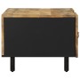 Mesa de centro madera maciza de mango rugosa negro 100x54x40 cm de , Mesas de centro - Ref: Foro24-4018640, Precio: 121,59 €,...