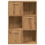 Estantería de madera de ingeniería roble artisan 60,5x30x90 cm de , Librerías y estanterías - Ref: Foro24-855971, Precio: 103...
