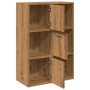 Estantería de madera de ingeniería roble artisan 60,5x30x90 cm de , Librerías y estanterías - Ref: Foro24-855971, Precio: 103...