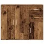 Aparador de madera de ingeniería envejecida 91x29,5x75 cm de , Aparadores - Ref: Foro24-855906, Precio: 92,78 €, Descuento: %