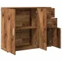 Aparador de madera de ingeniería envejecida 91x29,5x75 cm de , Aparadores - Ref: Foro24-855906, Precio: 92,78 €, Descuento: %