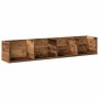 Estante pared para CD madera ingeniería envejecida 100x18x18 cm de , Estantes y estanterías - Ref: Foro24-855950, Precio: 35,...