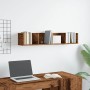 Estante pared para CD madera ingeniería envejecida 100x18x18 cm de , Estantes y estanterías - Ref: Foro24-855950, Precio: 35,...