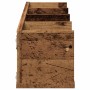Estante pared para CD madera ingeniería envejecida 100x18x18 cm de , Estantes y estanterías - Ref: Foro24-855950, Precio: 35,...