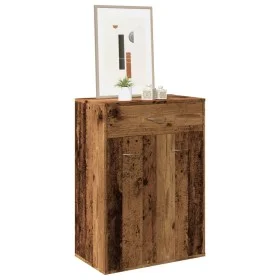 Mueble zapatero madera de ingeniería envejecida 60x35x84 cm de , Zapateros y organizadores de calzado - Ref: Foro24-855952, P...