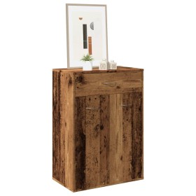 Mueble zapatero madera de ingeniería envejecida 60x35x84 cm de , Zapateros y organizadores de calzado - Ref: Foro24-855952, P...