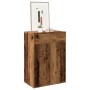 Mueble zapatero madera de ingeniería envejecida 60x35x84 cm de , Zapateros y organizadores de calzado - Ref: Foro24-855952, P...