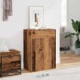 Mueble zapatero madera de ingeniería envejecida 60x35x84 cm de , Zapateros y organizadores de calzado - Ref: Foro24-855952, P...