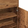 Mueble zapatero madera de ingeniería envejecida 60x35x84 cm de , Zapateros y organizadores de calzado - Ref: Foro24-855952, P...