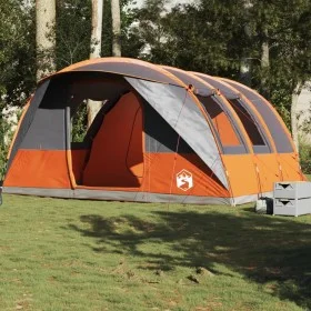 Tienda de campaña con túnel 5 personas impermeable gris naranja de , Tiendas de campaña - Ref: Foro24-4009424, Precio: 206,15...