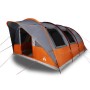 Tienda de campaña con túnel 5 personas impermeable gris naranja de , Tiendas de campaña - Ref: Foro24-4009424, Precio: 209,64...
