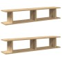 Estante pared 2uds madera ingeniería roble artisian 105x18x20cm de , Estantes y estanterías - Ref: Foro24-856603, Precio: 42,...