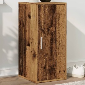 Mueble zapatero madera de ingeniería envejecida 32x35x70 cm de , Zapateros y organizadores de calzado - Ref: Foro24-856704, P...