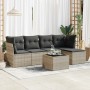 Set de sofás de jardín 6 pzas y cojines ratán sintético gris de , Conjuntos de jardín - Ref: Foro24-3325278, Precio: 369,07 €...